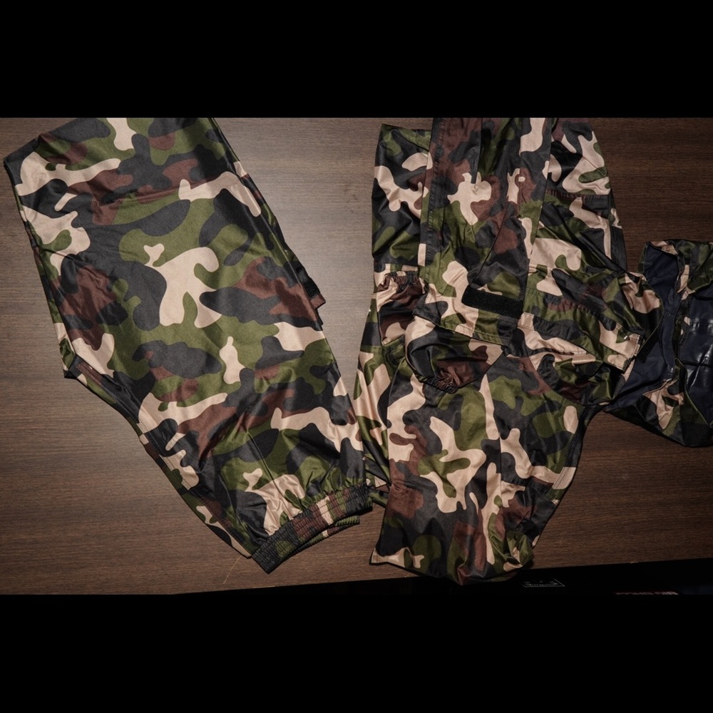 Camo Jacket Waterproof Outfit